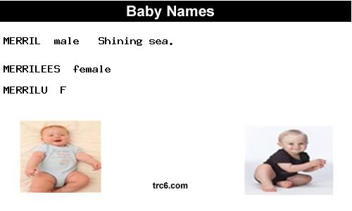 merril baby names